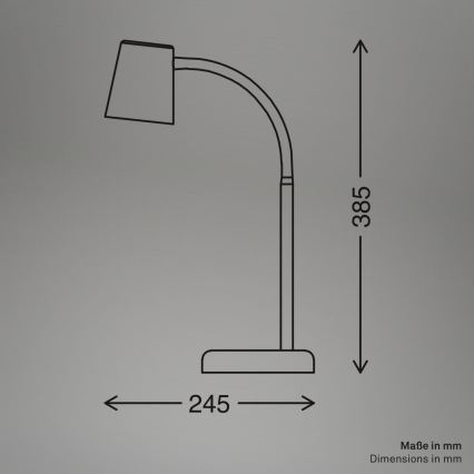 Briloner 7476-011 - Stolna lampa SKRIVA 1xGU10/9W/230V bež