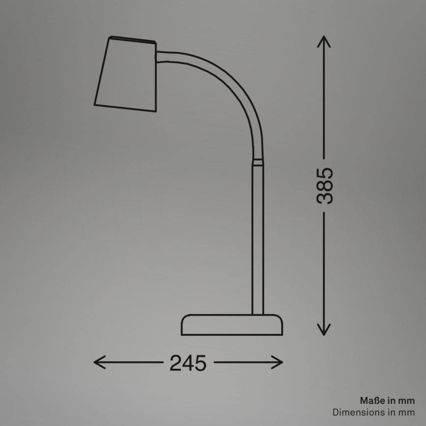 Briloner 7476-011 - Stolna lampa SKRIVA 1xGU10/9W/230V bež
