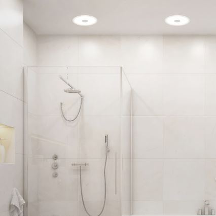 Briloner 7481019 - LED ugradna stropna svjetiljka za kupaonicu LED/12W/230V 3000/4000/6500K IP44 bijela