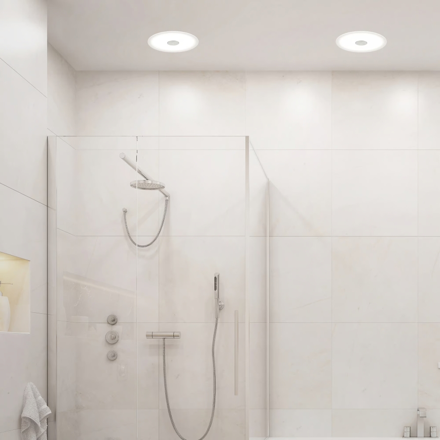 Briloner 7481019 - LED ugradna stropna svjetiljka za kupaonicu LED/12W/230V 3000/4000/6500K IP44 bijela