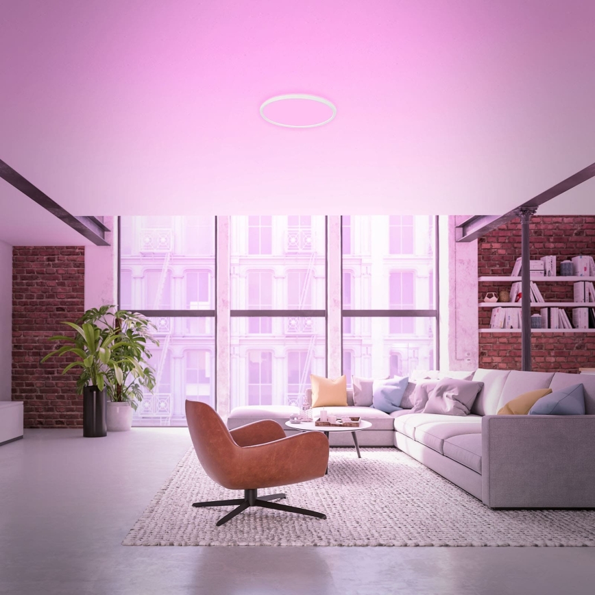 Briloner 7494016 - LED RGBW prigušivo stropno svjetlo SMART LED/22W/230V 4000K, promjer 42 cm, Wi-Fi Tuya + daljinski upravljač
