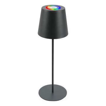 Briloner 7507015 - LED RGB vanjska stolna lampa s mogućnošću prigušivanja, punjiva 2u1 LED/2,5W/5V IP44 antracit