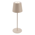 Briloner 7508011 - LED vanjska stolna lampa s mogućnošću prigušivanja, punjiva 2u1 LED/2,5W/5V IP44 bež
