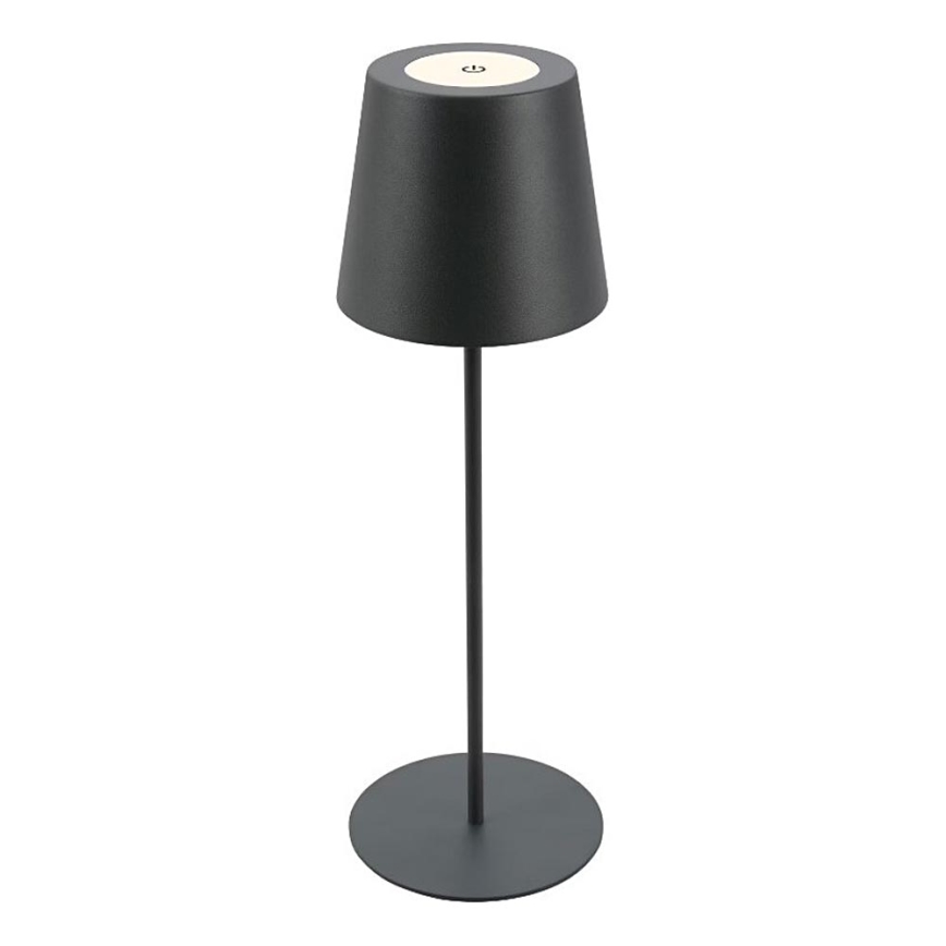Briloner 7508015 - LED Prigušiva punjiva vanjski stolna lampa 2u1 LED/2,5W/5V IP44 crna