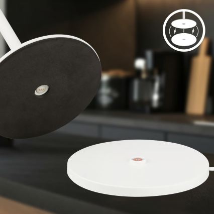 Briloner 7517016 - CILANO vanjska punjiva stolna LED svjetiljka RGBW, prigušiva, LED/3W/5V, IP44, 2000 mAh, bijela