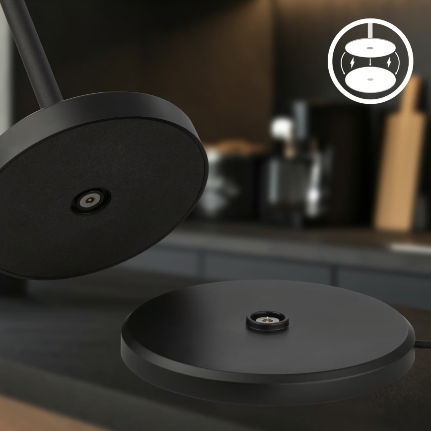 Briloner 7521015 - vanjska punjiva stolna LED lampa SIGO s mogućnošću prigušivanja LED/2,5W/5V IP44 2600 mAh crna