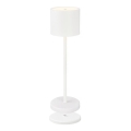 Briloner 7521016 - LED prigušiva punjiva vanjska stolna svjetiljka SIGO LED/2,5W/5V IP44 2600 mAh bijela