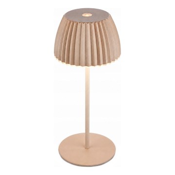 Briloner 7552-011 - LED punjiva dodirna vanjska stolna lampa MINI s mogućnošću prigušivanja LED/1,5W/5V IP44 1800 mAh bež