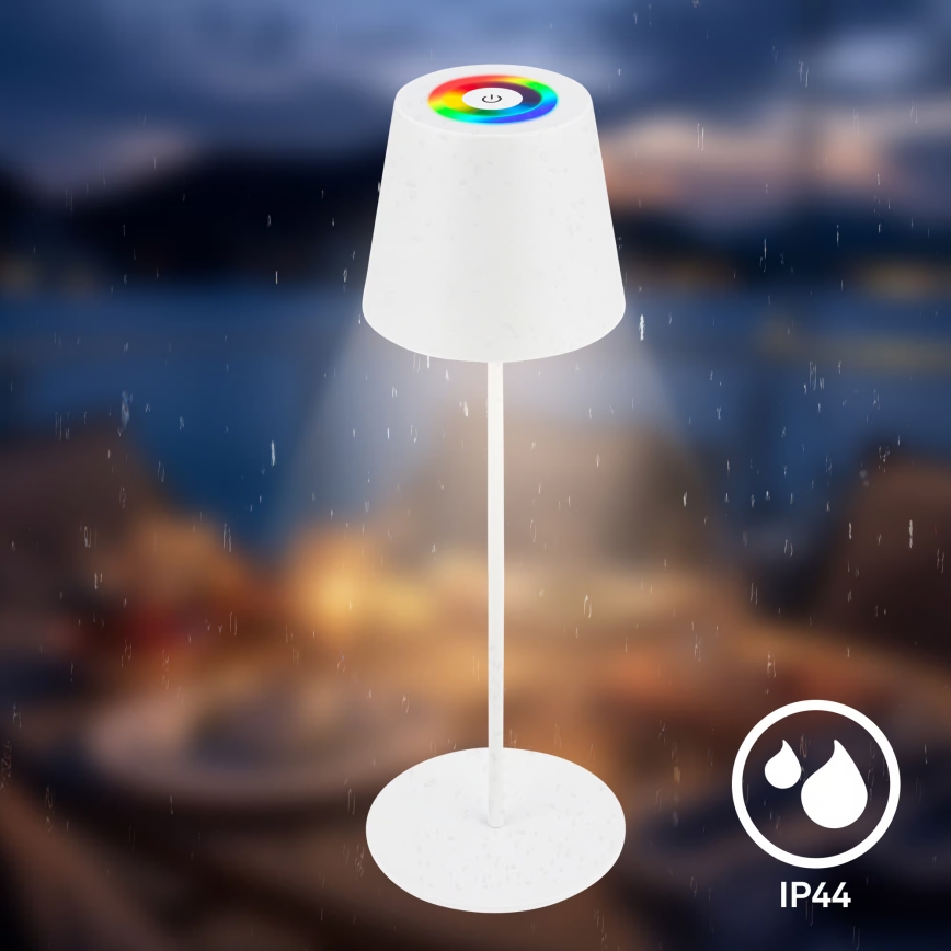Briloner 7559016 - LED RGB s podesivom svjetlinom punjiva vanjska stolna svjetiljka COLORIS LED/3,5W/5V IP44 2000 mAh Wi-Fi Tuya