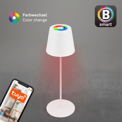 Briloner 7559016 - LED RGB s podesivom svjetlinom punjiva vanjska stolna svjetiljka COLORIS LED/3,5W/5V IP44 2000 mAh Wi-Fi Tuya