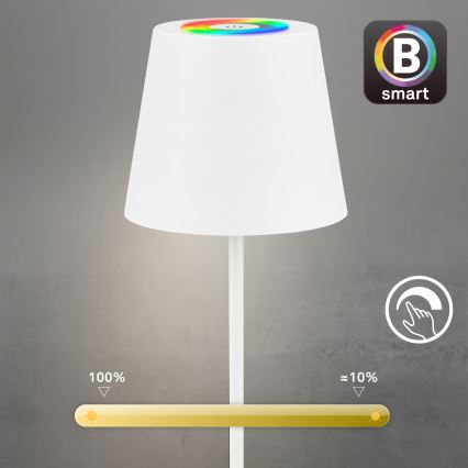 Briloner 7559016 - LED RGB s podesivom svjetlinom punjiva vanjska stolna svjetiljka COLORIS LED/3,5W/5V IP44 2000 mAh Wi-Fi Tuya