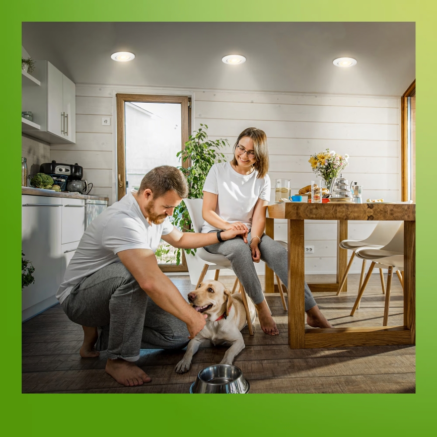 Briloner 7586036 - SET 3x LED ugradne stropne svjetiljke za kupaonicu KLIRA LED/4,9W/230V 2500/3000/4000K IP23 bijela