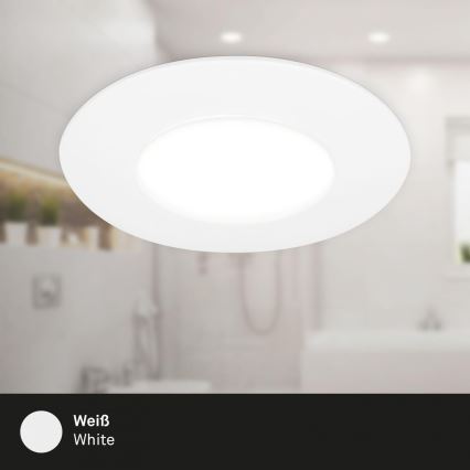 Briloner 7598036 - SET 3x LED Ugradbena svjetiljka za kupaonicu LED/4,9W/230V IP44 2700/4000/6500K bijela