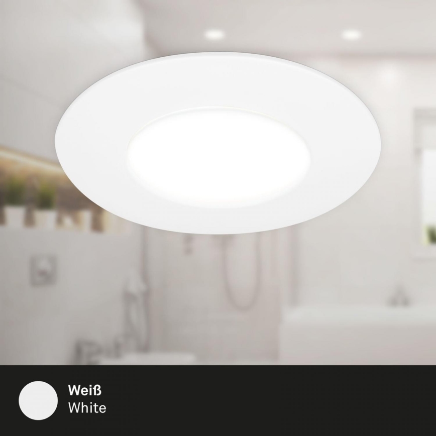 Briloner 7598036 - SET 3x LED Ugradbena svjetiljka za kupaonicu LED/4,9W/230V IP44 2700/4000/6500K bijela