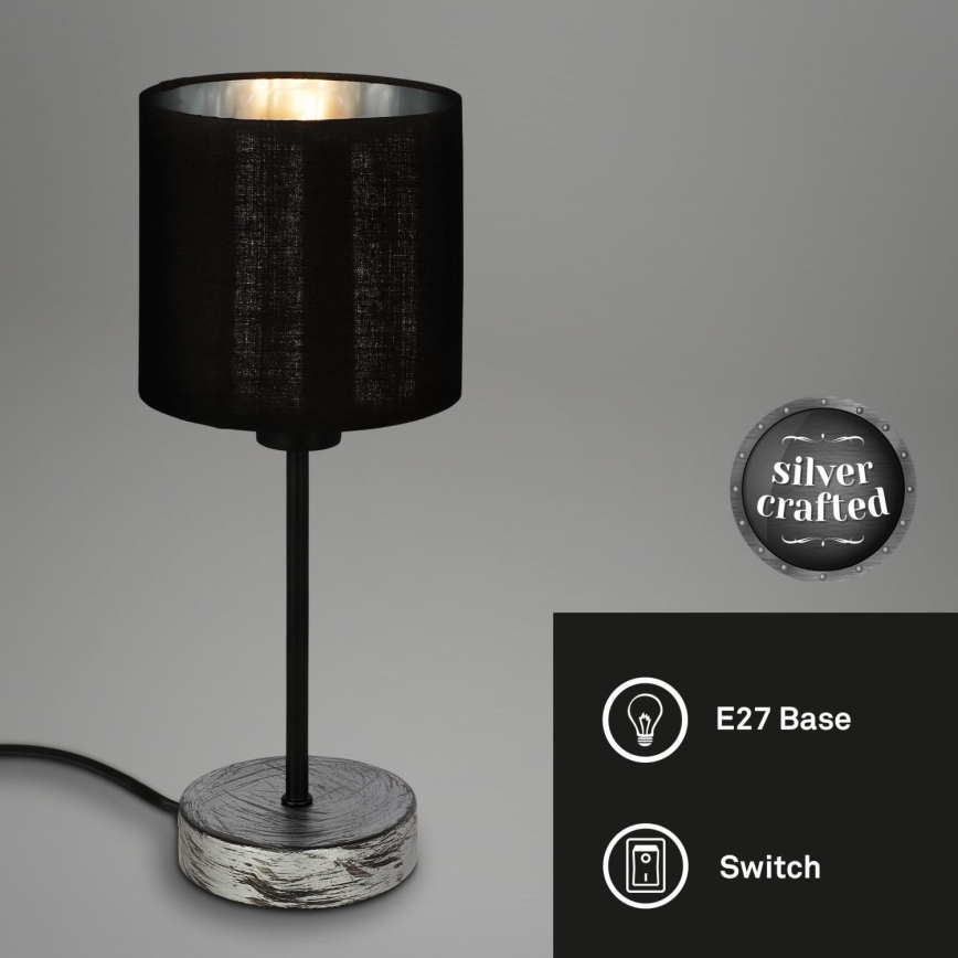 Briloner 7737-014 - Stolna lampa SILVER CRAFTED 1xE14/25W/230V