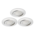 Briloner 8309-039 - SET 3x LED prigušivača za kupaonske ugradbene svjetiljke LED/5W/230V IP23