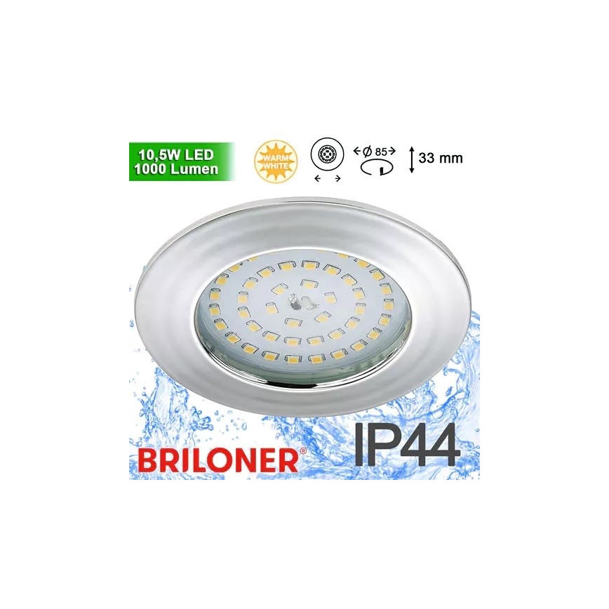 Briloner 8310-018 - LED Ugradbena svjetiljka za kupaonicu LED/10,5W/230V IP44