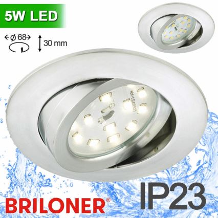 Briloner 8312-019 - Ugradbena svjetiljka za kupaonicu LED/5W/230V IP23