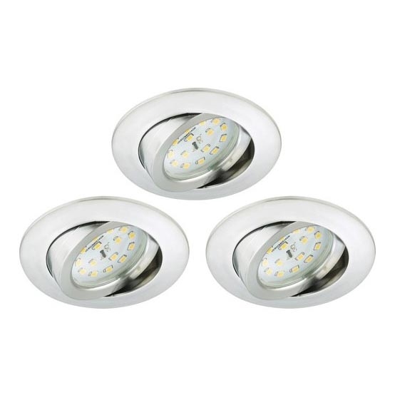 Briloner 8312-039 - SET 3x LED Ugradbena svjetiljka za kupaonicu LED/5W/230V IP23