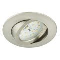 Briloner 8317-012 - LED ugradna stropna svjetiljka za kupaonicu s mogućnošću prigušivanja LED/5,5W/230V IP23 matni krom