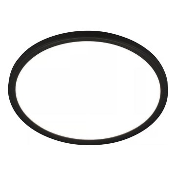 Briloner - LED kupaonsko stropno svjetlo s senzorom pokreta MOVE LED/18W/230V IP44 Ø 29 cm crno