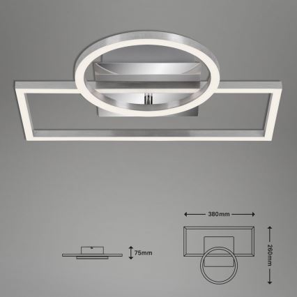 Briloner - LED Prigušiva stropna svjetiljka FRAMES LED/19W/230V