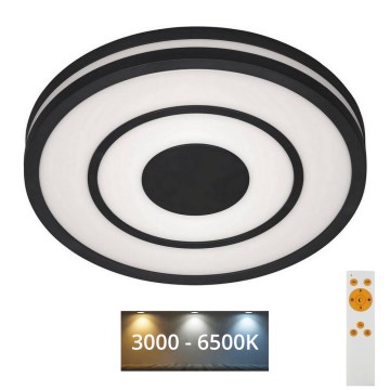 Briloner - LED Prigušiva stropna svjetiljka RIPPLE LED/24W/230V 3000-6500K + daljinski upravljač