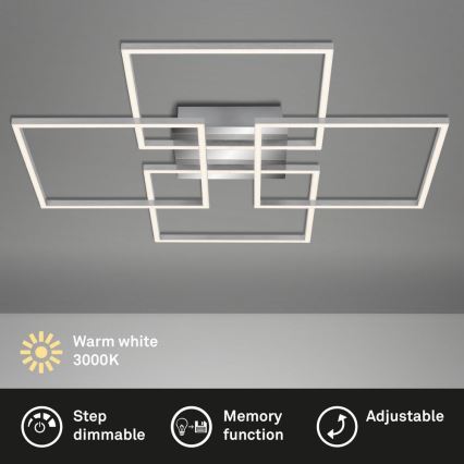 Briloner - LED Prigušivi nadgradni luster FRAME 4xLED/12W/230V