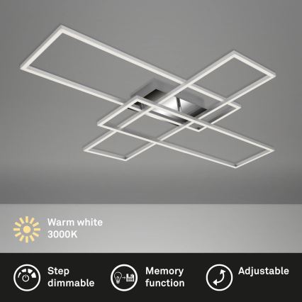 Briloner - LED stropna lampa s mogućnošću prigušivanja FRAME LED/50W/230V
