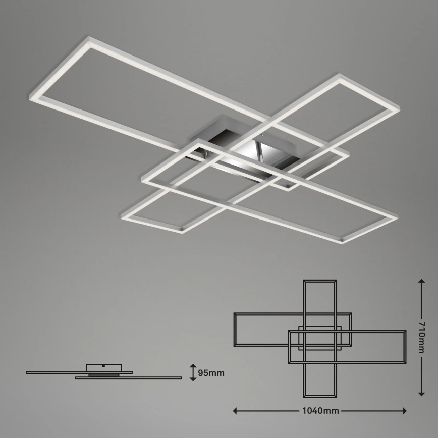 Briloner - LED stropna lampa s mogućnošću prigušivanja FRAME LED/50W/230V