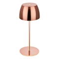 Briloner - LED s možností prigušivanja, punjiva dodirna vanjska stolna lampa MINI LED/2,5W/5V IP44 1800 mAh bakrena