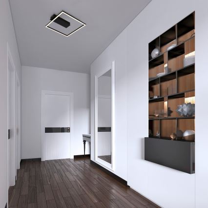 Briloner - LED stropna svjetiljka FRAME LED/14W/230V 3000K 30x32 cm crna