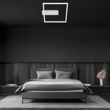 Briloner - LED stropna svjetiljka FRAME LED/14W/230V 3000K 30x32 cm matni krom
