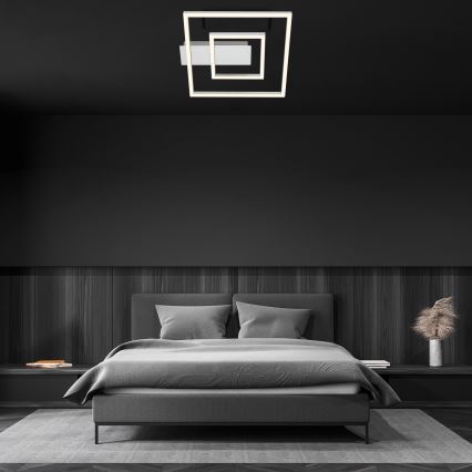 Briloner - LED stropna svjetiljka FRAME LED/22W/230V 3000K 30x32 cm matni krom