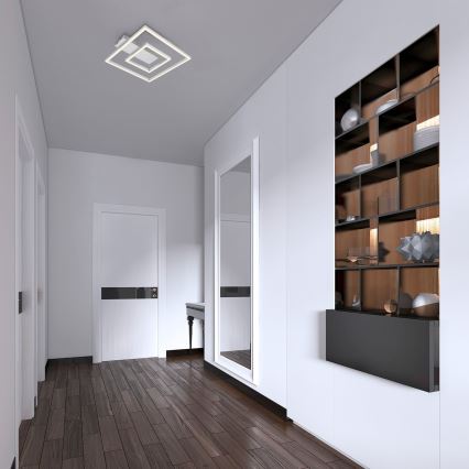 Briloner - LED stropna svjetiljka FRAME LED/22W/230V 3000K 30x32 cm matni krom