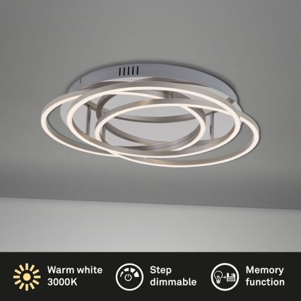 Briloner - LED stropna svjetiljka s prigušivanjem FRAMES LED/60W/230V sjajni krom