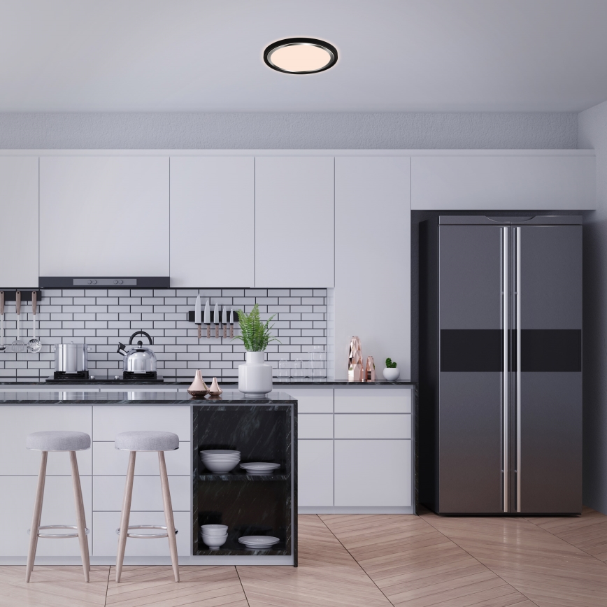 Briloner - LED Stropna svjetiljka KAHIKO LED/15W/230V crna