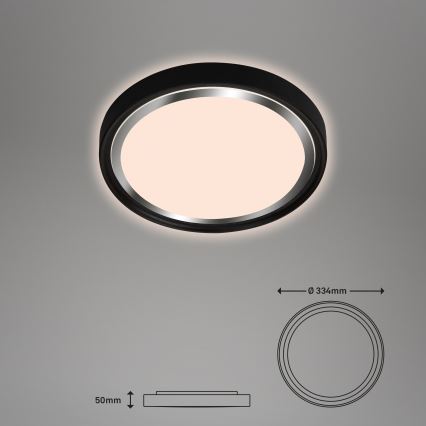 Briloner - LED Stropna svjetiljka KAHIKO LED/15W/230V crna