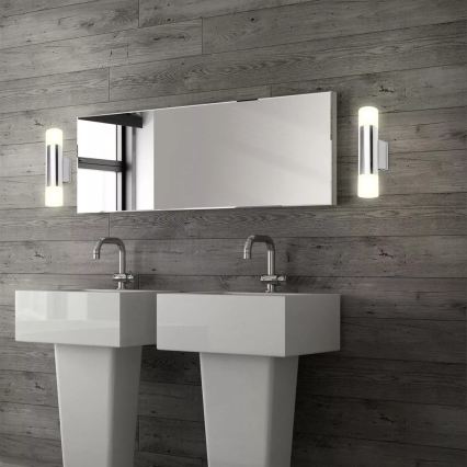 Briloner - LED zidna svjetiljka za kupaonicu 2xGU10/4,8W/230V IP44 3000K sjajni krom