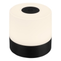 Briloner - Punjiva LED stolna lampa za vanjsku upotrebu s dodirnim upravljanjem i mogućnošću prigušivanja LED/2W/5V 2700K IP44 1200 mAh crna