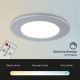 Briloner - SET 3x LED Prigušiva ugradbena svjetiljka za kupaonicu LED/4,8W/230V 3000-6500K IP44 + daljinski upravljač