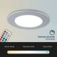Briloner - SET 3x LED RGBW Prigušiva ugradbena svjetiljka za kupaonicu LED/4,8W/230V 3000-6500K IP65 + daljinski upravljač