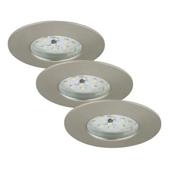 Briloner - SET 3x LED Prigušiva ugradbena svjetiljka za kupaonicu LED/5,5W/230V IP44