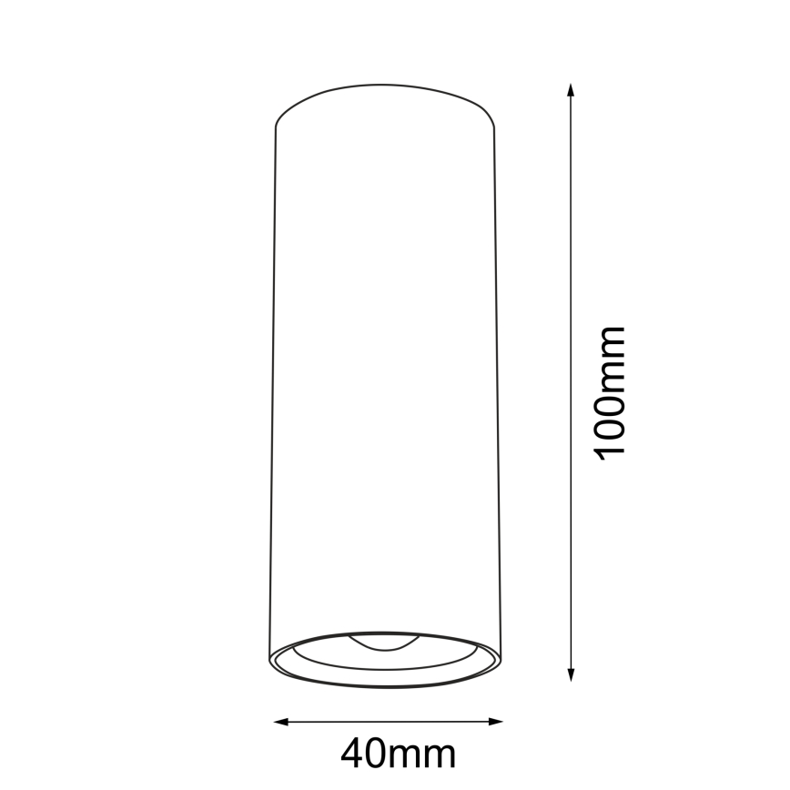Brosline - Spot svjetiljka 1xGU10/4W/230V bijela