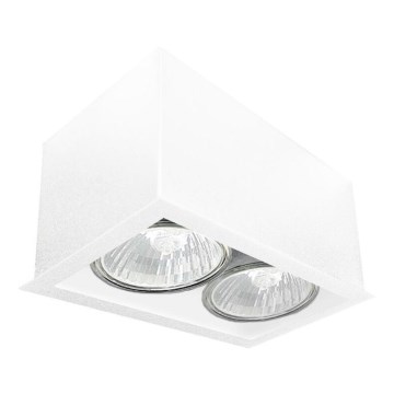 Brosline - Spot svjetiljka 2xGU10/10W/230V bijela