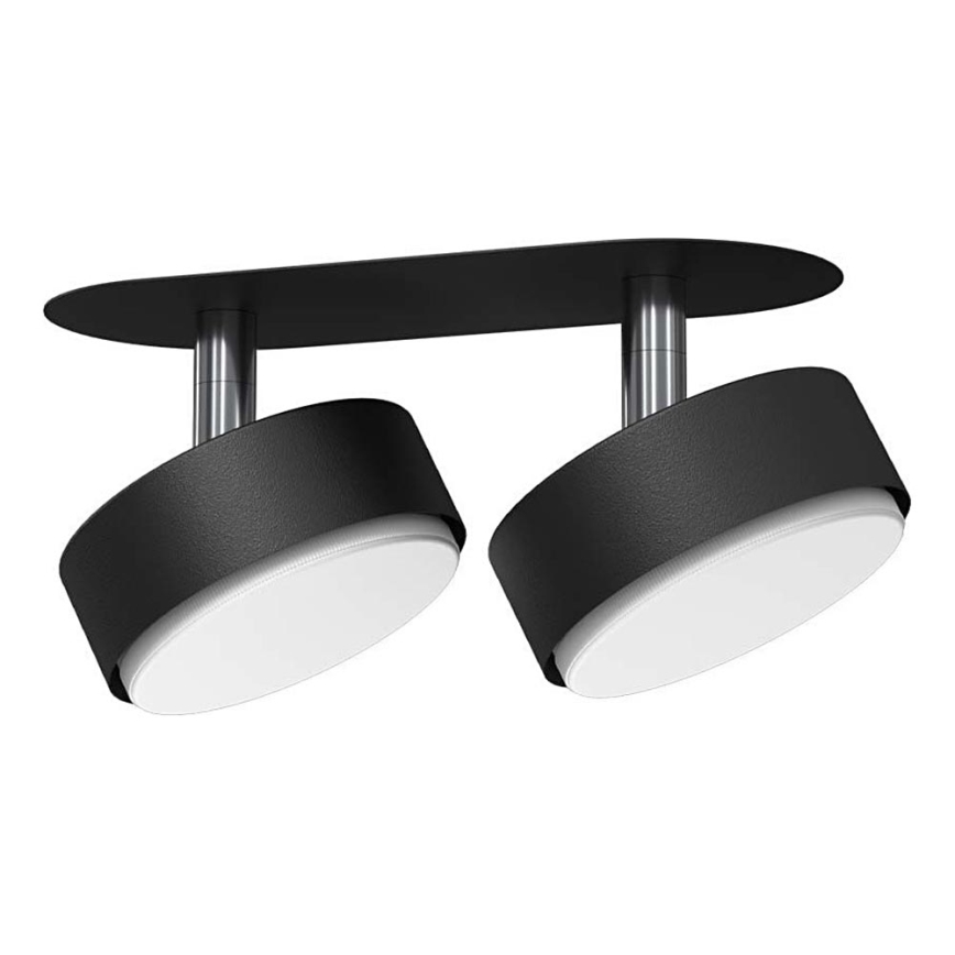 Brosline - Ugradna stropna spot svjetiljka 2xGX53/9W/230V crna