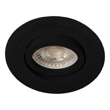 Brosline - Ugradna stropna svjetiljka 1xGU10/10W/230V crna