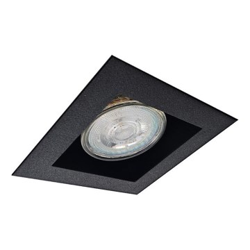 Brosline - Ugradna stropna svjetiljka 1xGU10/10W/230V crna