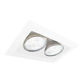 Brosline - Ugradna stropna svjetiljka 2xGU10/10W/230V bijela