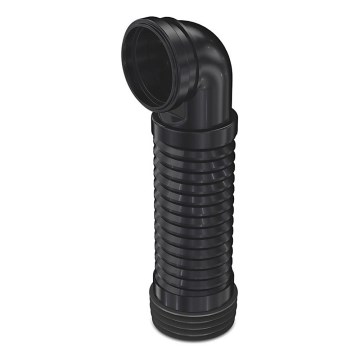 Bruckner - Fleksibilna spojka za viseći WC 90° 20,5-37 cm crna